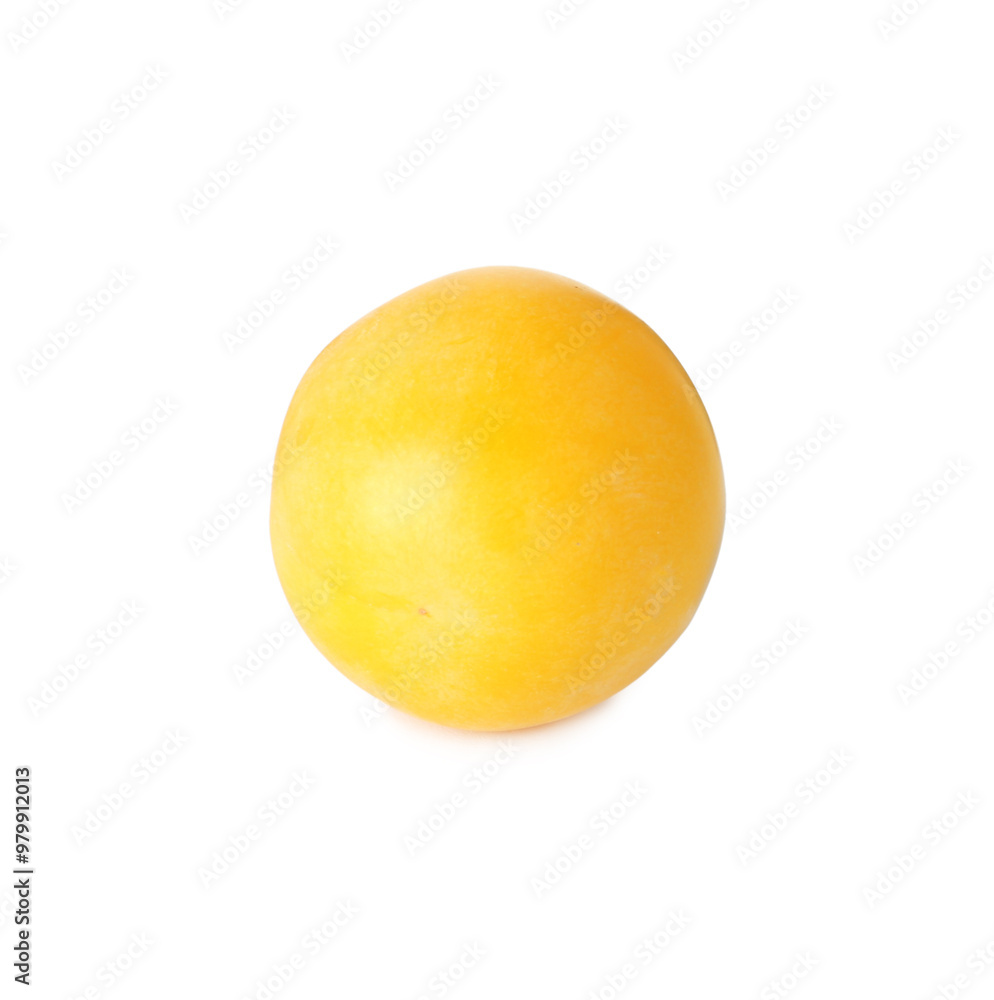 Fresh ripe yellow plum isolated on white Fresh ripe yellow plum isolated on white