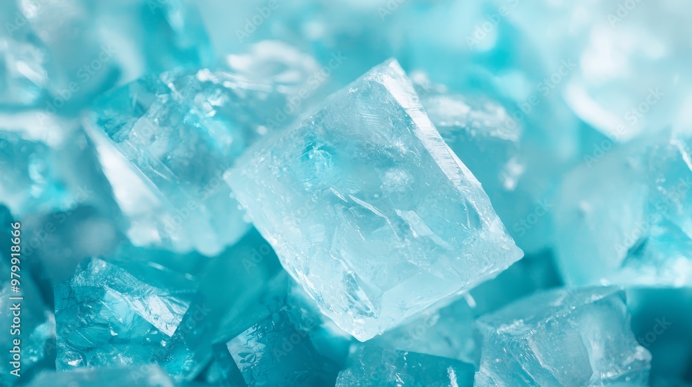 A stack of ice cubes atop a table, with another stack atop the initial one A stack of ice cubes atop a table, with another stack atop the initial one
