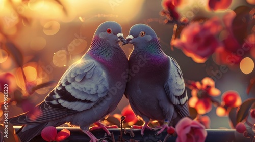 Pigeons seeking a partner