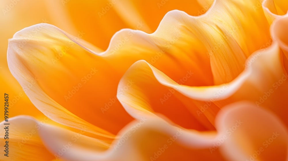 A yellow flower's detailed close-up, background showcasing its indistinct center A yellow flower's detailed close-up, background showcasing its indistinct center