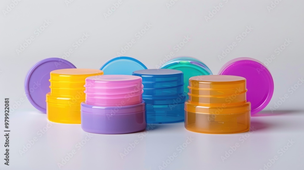 Plastic round cap for cosmetic bottles from factory department Plastic round cap for cosmetic bottles from factory department