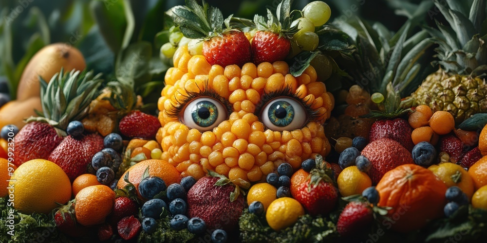 Explore a vibrant city where animated fruits with faces transform ordinary moments into engaging and magical adventures
