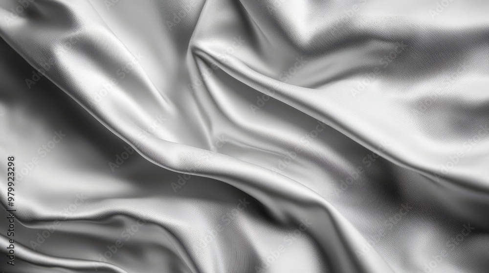 Obraz premium smooth waves feature in its center