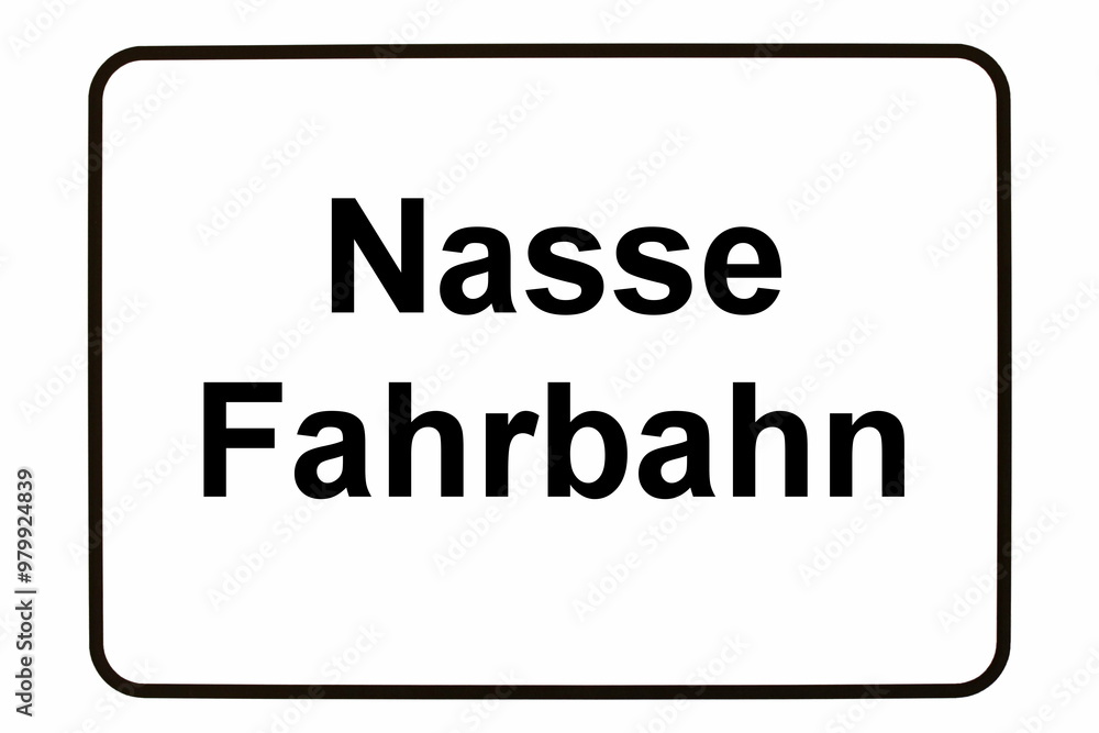 Illustration eines Verkehrsschildes für Illustration eines Verkehrsschildes für