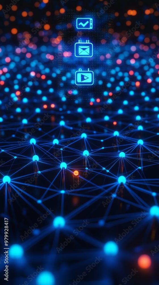 Obraz premium The Creative Grid, Digital Content Creation and Monetization