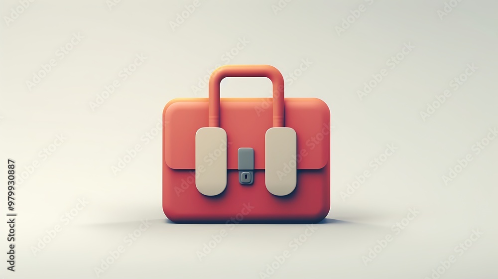 A professional business icon featuring a stylized briefcase, symbolizing professionalism, centered on white. A professional business icon featuring a stylized briefcase, symbolizing professionalism, centered on white.
