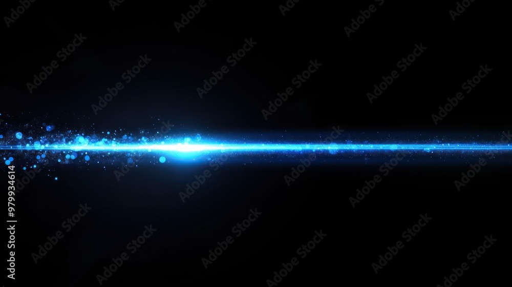 Abstract Blue Light Streaks Abstract Blue Light Streaks