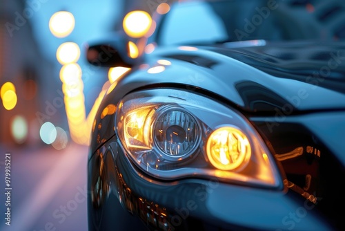 Exterior car headlights