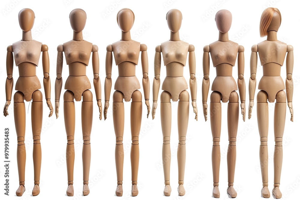 Female mannequins for sale nude isolated on white background Female mannequins for sale nude isolated on white background