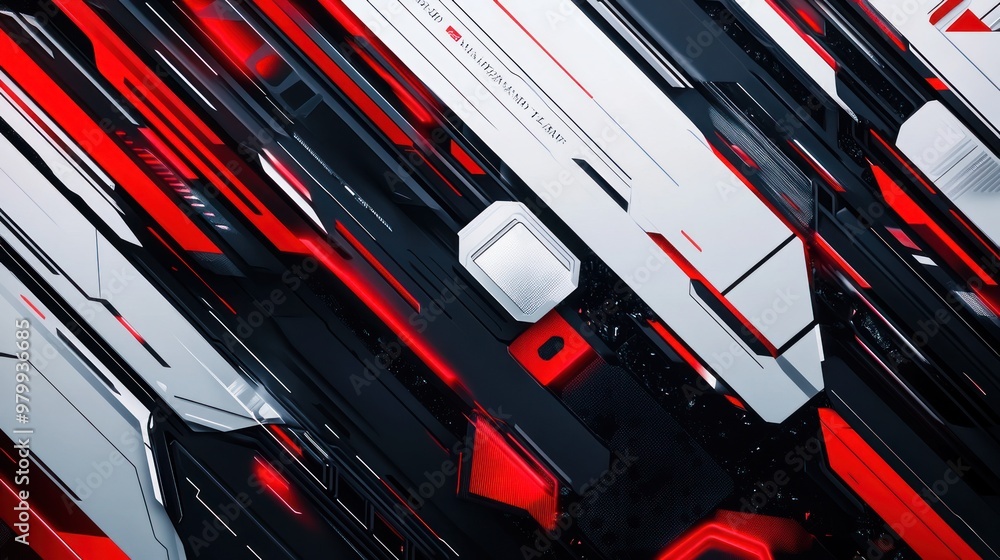 Abstract cyberpunk technology gaming sci-fi design banner interface background wallpaper AI generated image Abstract cyberpunk technology gaming sci-fi design banner interface background wallpaper AI generated image