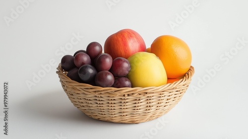 basket with fruits