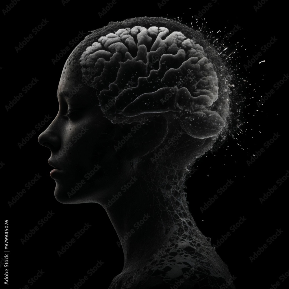 Obraz premium human brain anatomy..