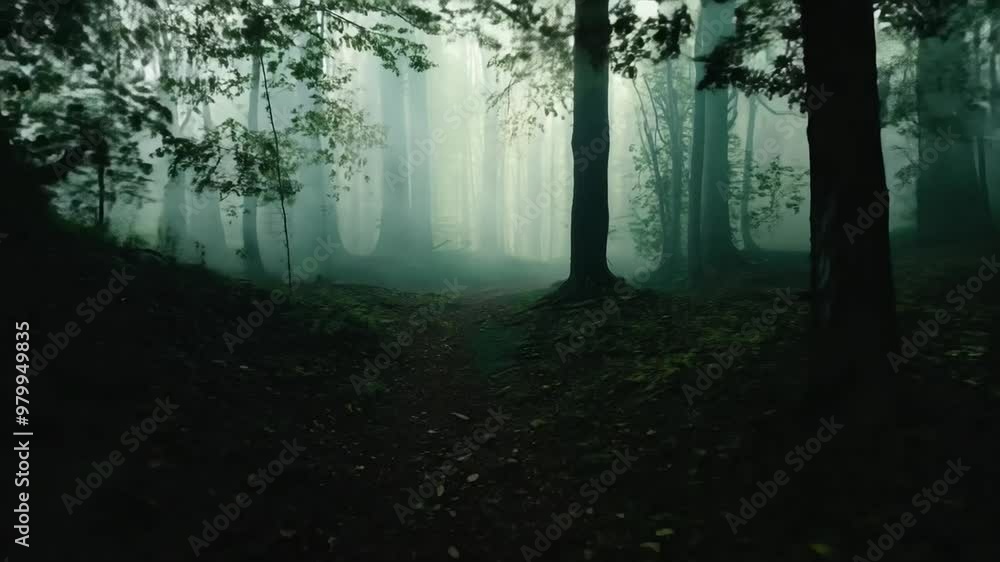 Dark Dark Forest Scary Night Dark Dark Forest Scary Night