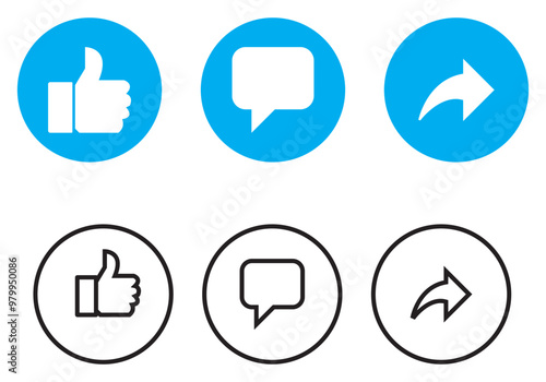 
 Save to Library
 Download Preview Preview Crop
 Find Similar
 
File #:  976458716
Like, comment, share and save icon set. social media notification icons , love favorite heart flat icons, post react