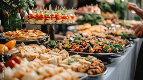 Appetizers Buffet Table