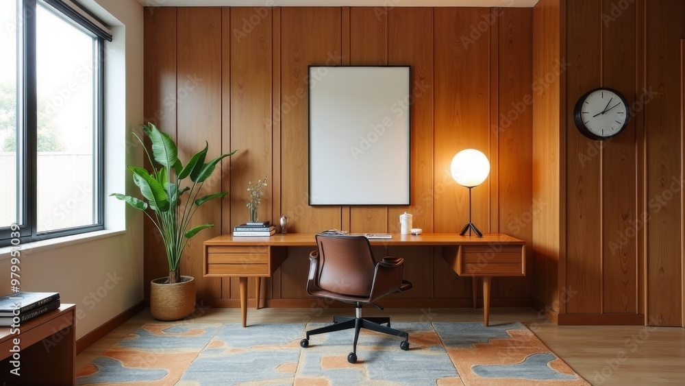 Generative AI, a desk with a chair and a clock on it in a room with a window and a rug on the floor, modern art deco, a computer rendering, modernism
Generative AI, a desk with a chair and a clock on it in a room with a window and a rug on the floor, modern art deco, a computer rendering, modernism