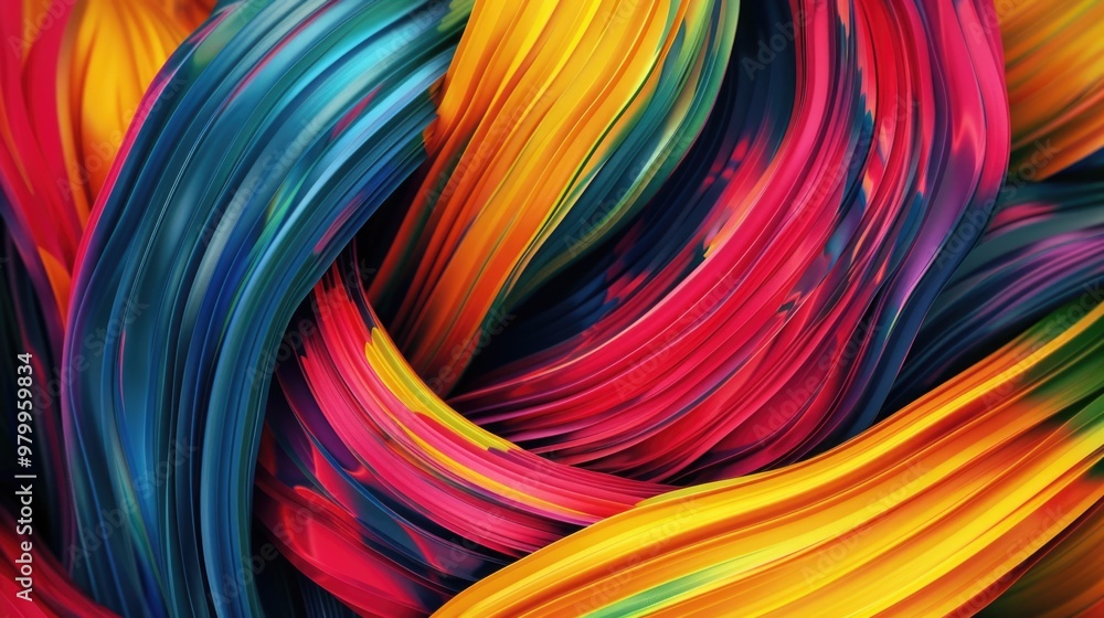 Close up shot of a bunch of colorful paints Close up shot of a bunch of colorful paints