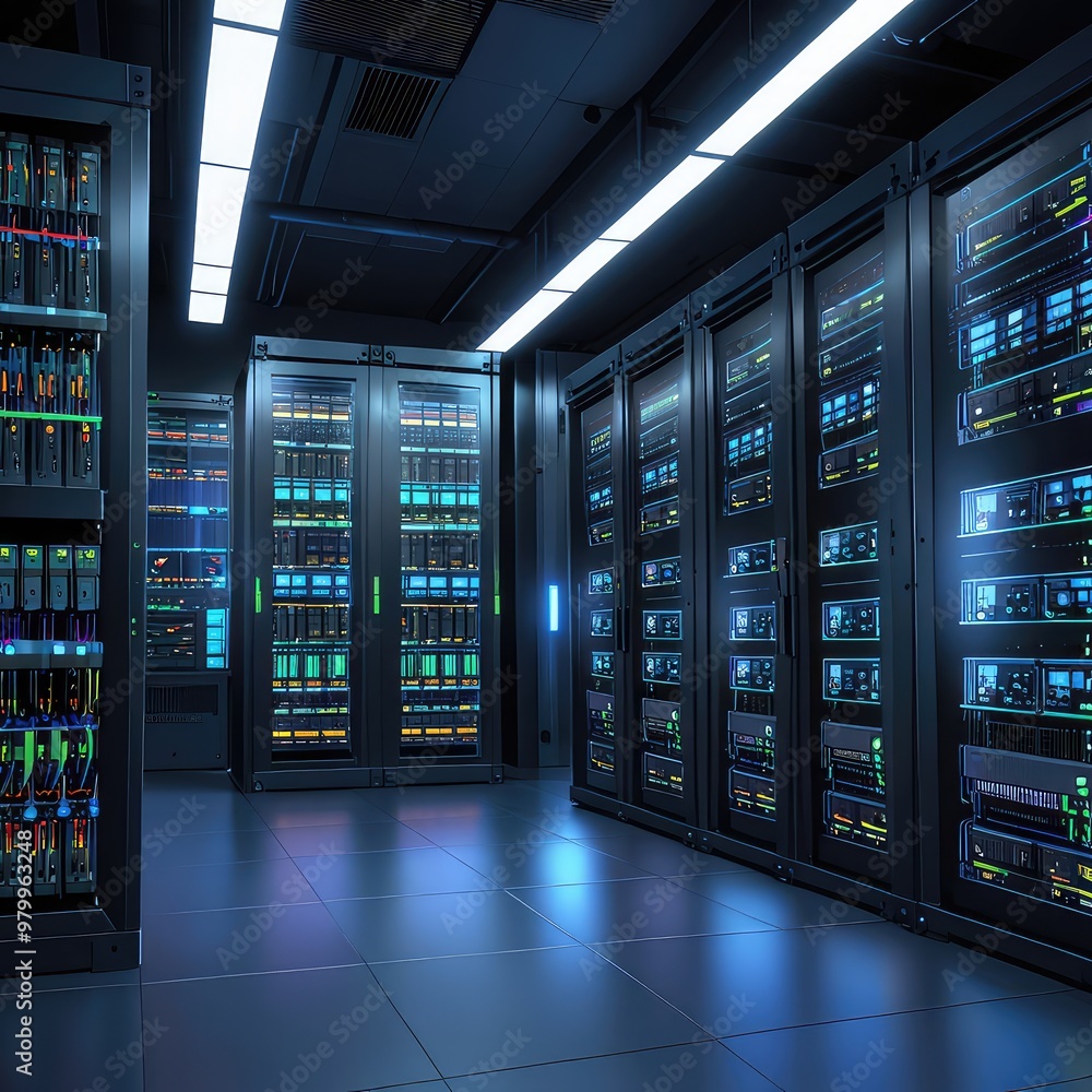 room with servers,modern server room with large servers, wires and buttons. Data storage, cloud storage, mining farm.,server rack in a center room with servers,modern server room with large servers, wires and buttons. Data storage, cloud storage, mining farm.,server rack in a center