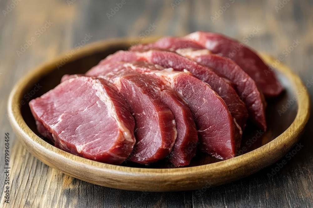 Beef tongue prepared for cooking Beef tongue prepared for cooking