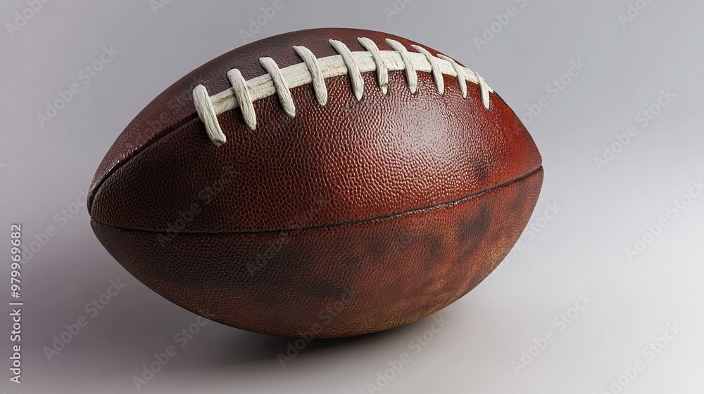 Rugby/American football ball..generative ai Rugby/American football ball..generative ai