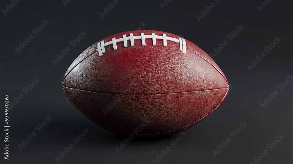 Rugby/American football ball..generative ai Rugby/American football ball..generative ai