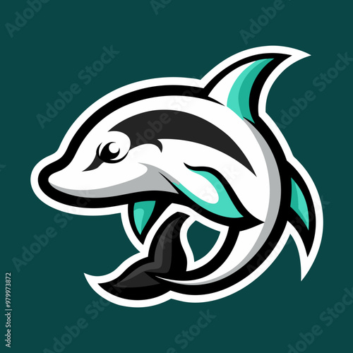 Orca Killer Whale Mascot Logo Head Icon Vector Illustration | SVG & Cricut Files