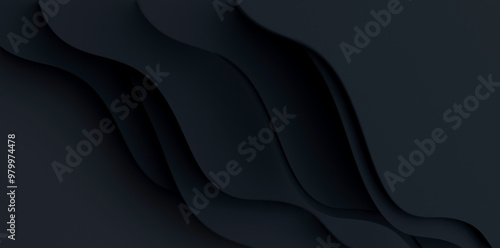 Abstract Black and Grey Gradient Background