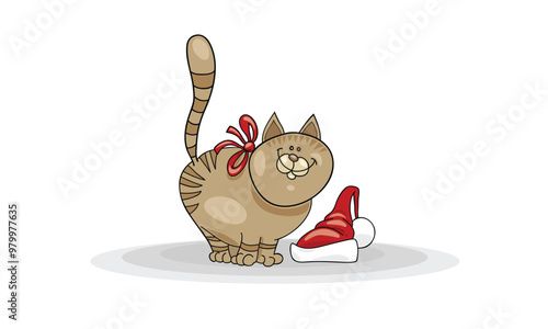 Cute cat vector design. anime cartoon characters cute cats in spring pictures, happy cute, art, animals, kittens, pets, graphics, cats, Graphic element for website. Cartoon flat vector illustration