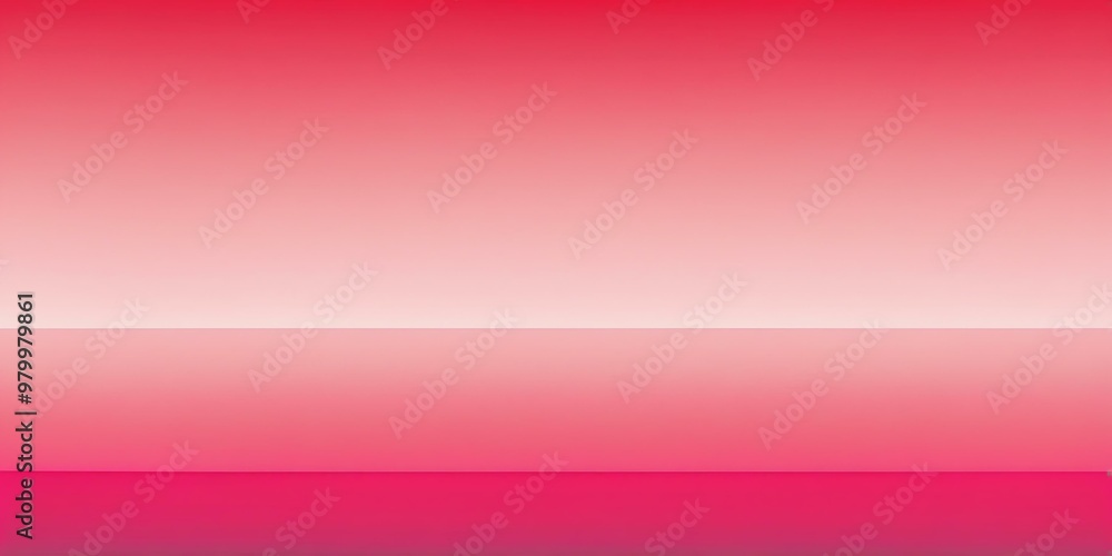 Fototapeta premium gradient red to pink top to bottom transition with smooth grainy texture banner