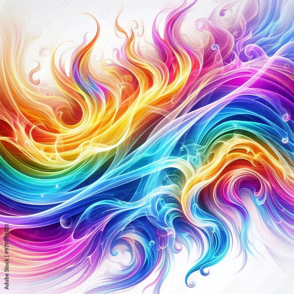 Hintergrund, Wallpaper regenbogenfarbene Flammen Hintergrund, Wallpaper regenbogenfarbene Flammen