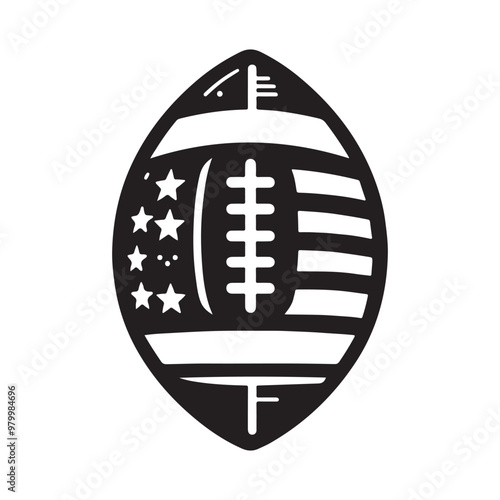 simple American football vector