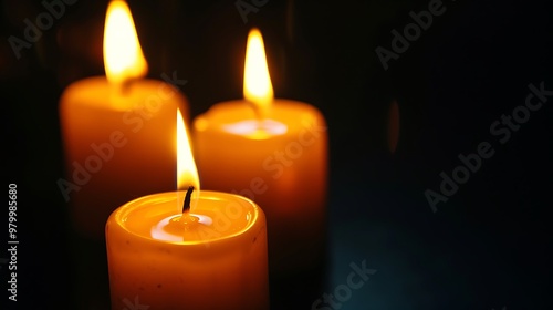 Close-up of stock market candles showing volatility on a solid black background.