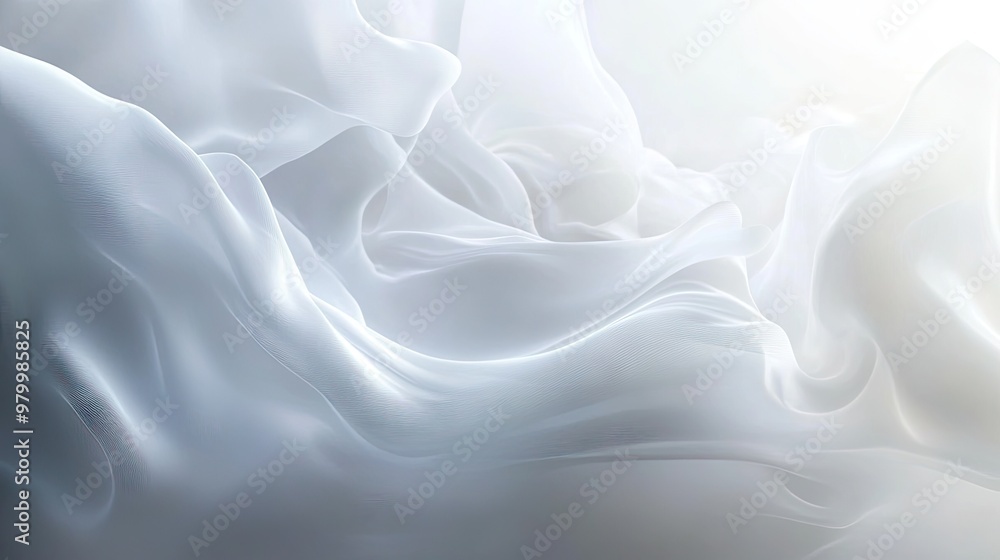 A soft and flowing white abstract background with gradient textures and curved lines, ideal for modern designs. A soft and flowing white abstract background with gradient textures and curved lines, ideal for modern designs.