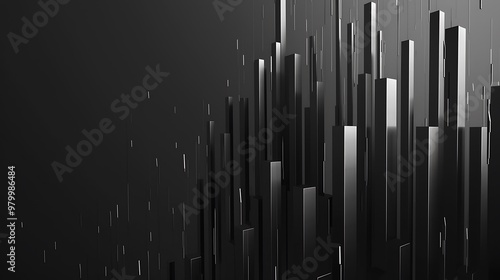 Detailed stock market candles showing slight upward movement on a solid gray background.