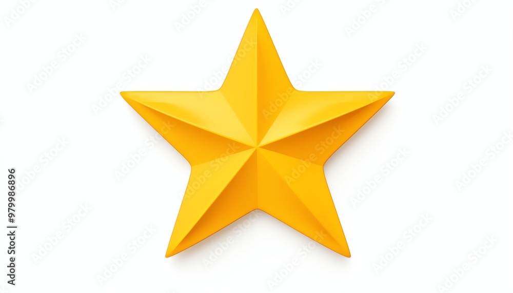 golden star isolated on white background golden star isolated on white background