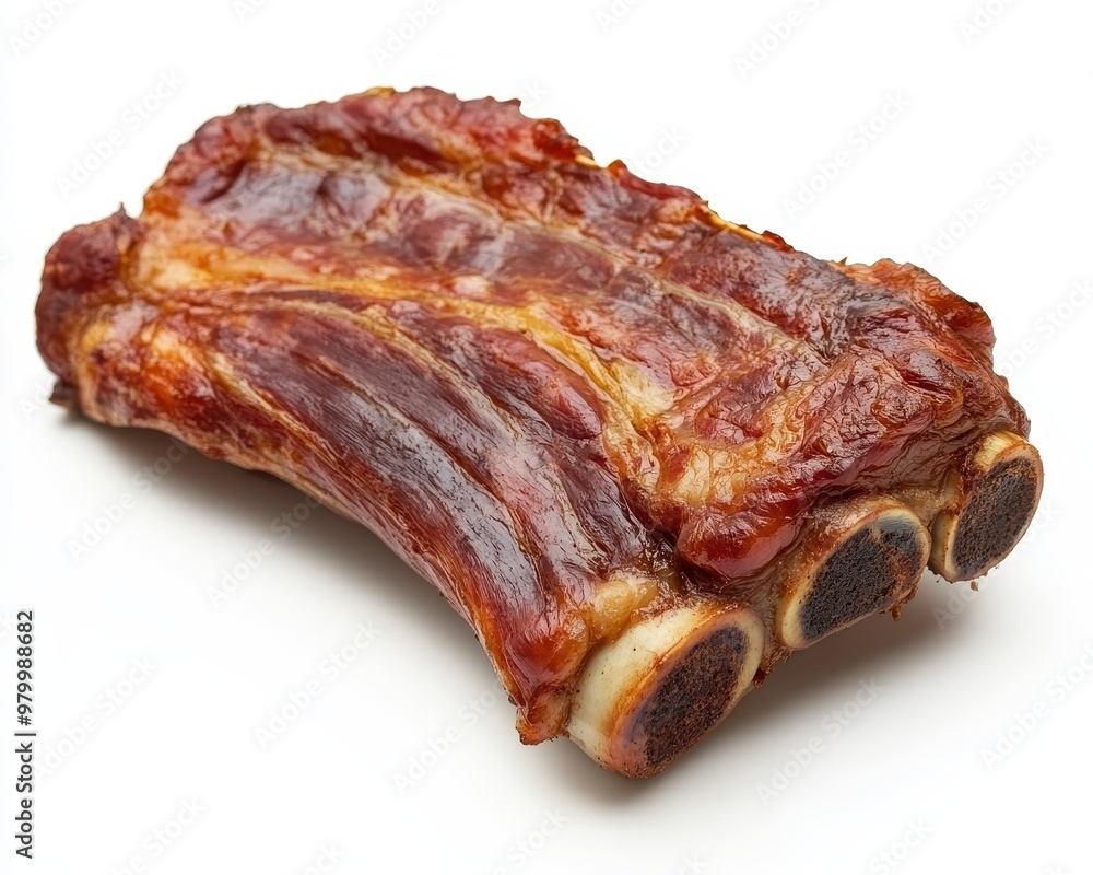 Pork neck on white background Pork neck on white background