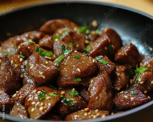 Sauteed Pork Kidneys in Sesame Oil