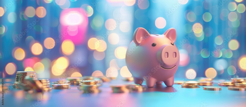 Piggy Bank And Wealth Concept Piggy Bank And Wealth Concept
