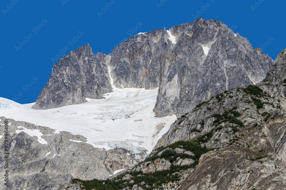 Mountain and Snow - Kenai Fjords National Park Mountain and Snow - Kenai Fjords National Park