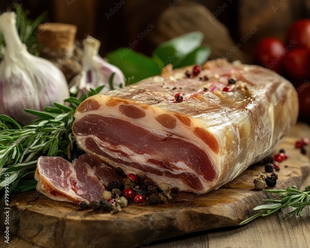 Zampone is a traditional Italian pork product from Emilia Romagna Zampone is a traditional Italian pork product from Emilia Romagna