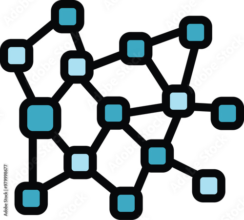 Illustrating the interconnected nature of data, this graphic represents a complex network of digital information