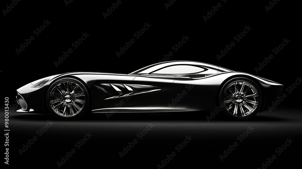 A sleek luxury car design showcasing elegant curves and high-end finishes A sleek luxury car design showcasing elegant curves and high-end finishes