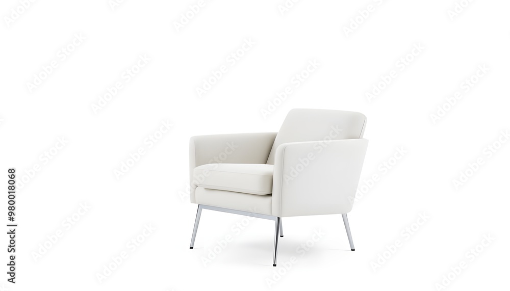 A sleek, modern armchair set against a white background, showcasing clean lines and contemporary design. A sleek, modern armchair set against a white background, showcasing clean lines and contemporary design.