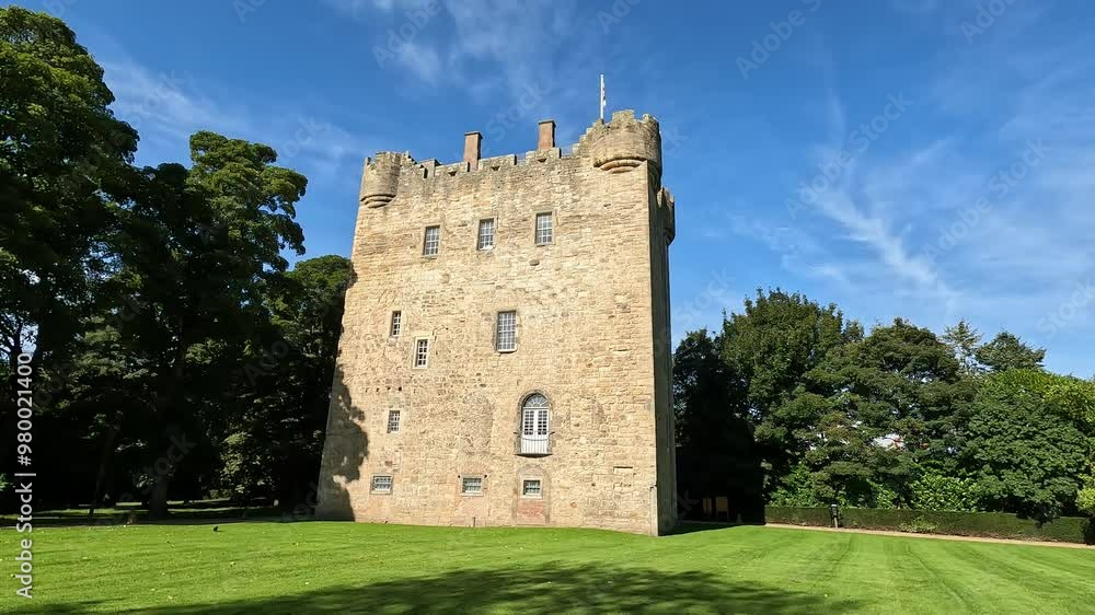 A medieval tower in Scotland A medieval tower in Scotland