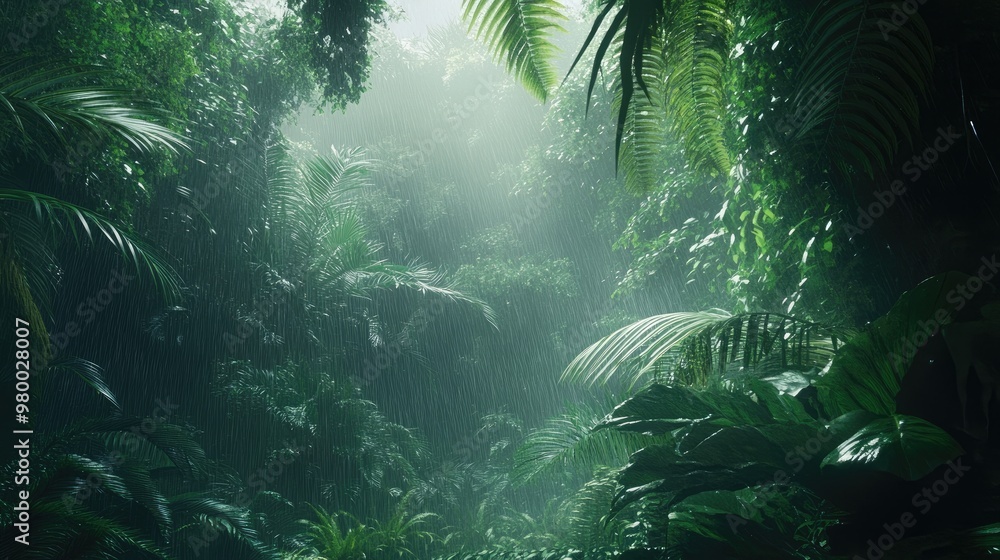 Rain forest texture background Rain forest texture background