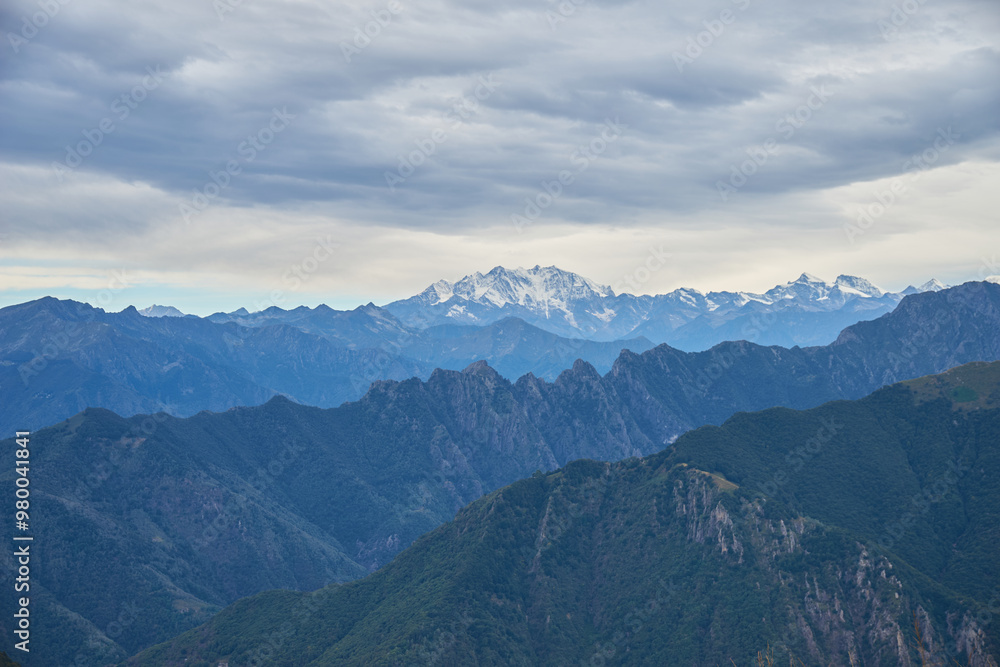 Fototapeta premium Gipfel Panormama
