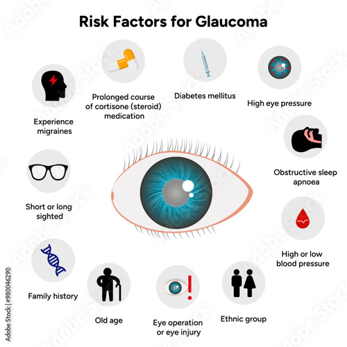 Risk factors for glaucoma disease Optometry