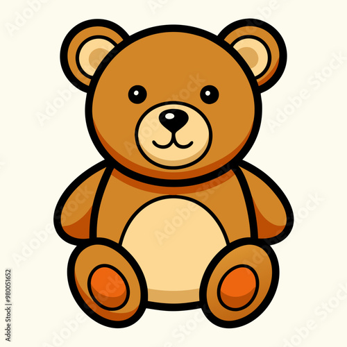 Cute baby panda cartoon character vector icon illustration. Children illustration animal nature concept. Flat Cartoon Style stock illustration