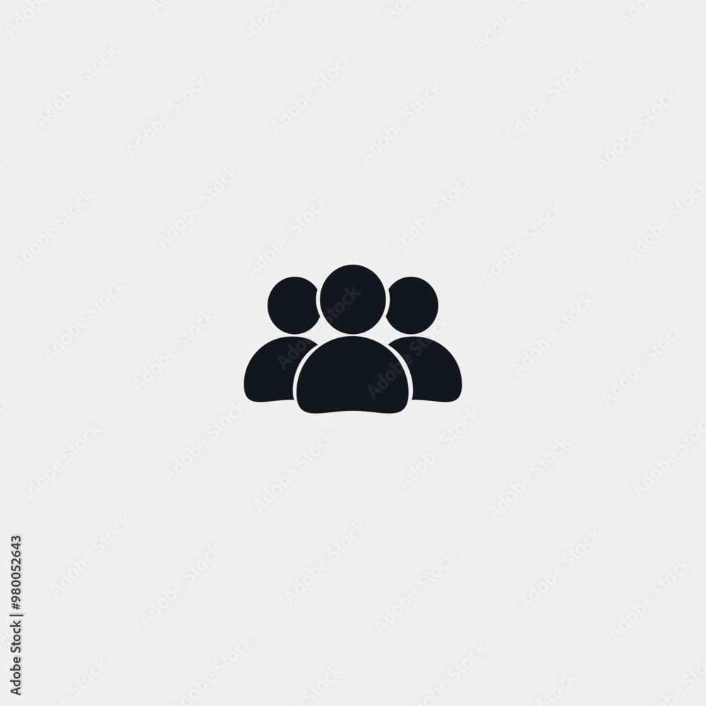 People icon flat vector design People icon flat vector design