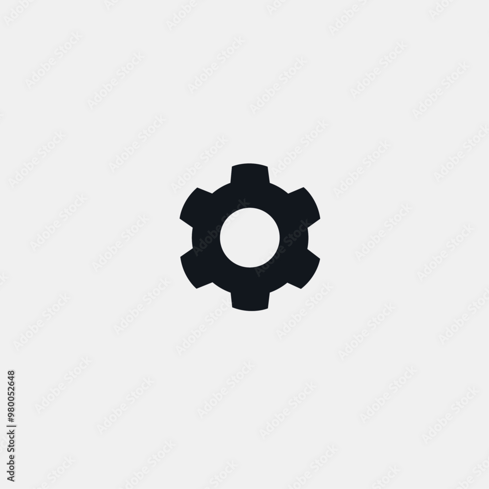 Settings icon flat vector design Settings icon flat vector design